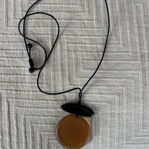 J. Jill Black and Brown Pendant Necklace